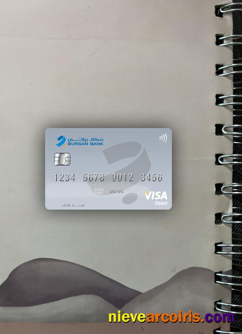 Kuwait Burgan Bank visa debit card photolook
